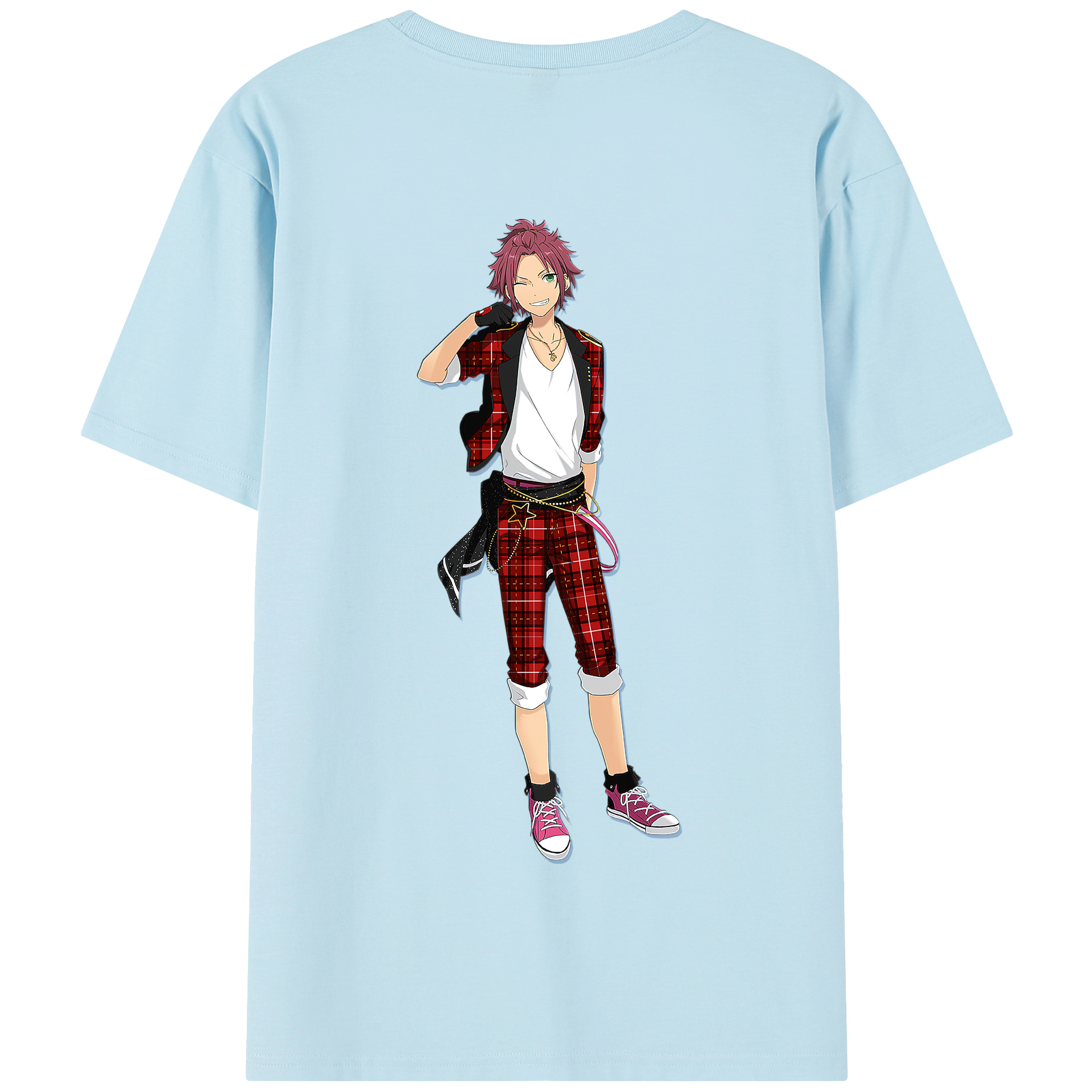 （画像用） あんさんぶるスターズ! Ensemble Stars 綿100％半袖Tシャツ（背面プリント）